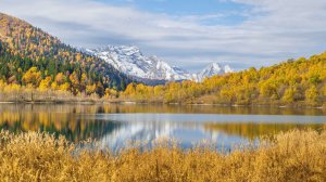 Очарование золотой осени на Кавказе. Поход на озеро Кардывач.