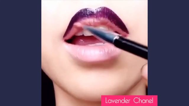 Makeup Tutorial: Hot Glitter Lips #2 (Lavender)
