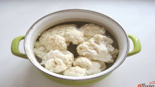 Жареная цветная капуста с сыром