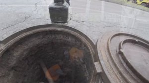 ГНБ прокол 50м в колодец. Бестраншейная прокладка водопровода под трамвайными путями, г. Краснодар.