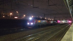 опаздывающая 3-ка! ЭП20 с поездом №3 "Кавказ" Кисловодск-Москва