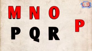 Alphabet letters song MNOPQR learning for kids