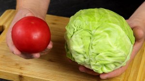 У ВАС ДОМА ЕСТЬ, КАПУСТА И ПОМИДОР? МАЛО КТО ЗНАЕТ ЭТОТ СЕКРЕТ️️ СЪЕДАЕТСЯ В ОДИН МИГ ️️