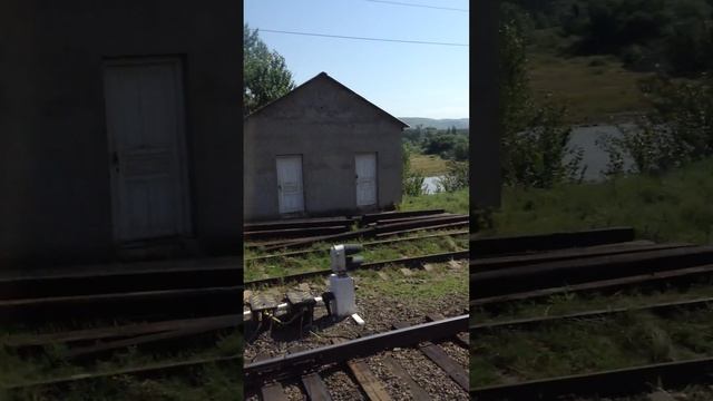 Поезд Тбилиси Батуми вид из окна 4 Грузия
