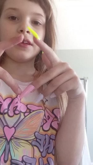 ногти которые сама делала конечно же с косяком