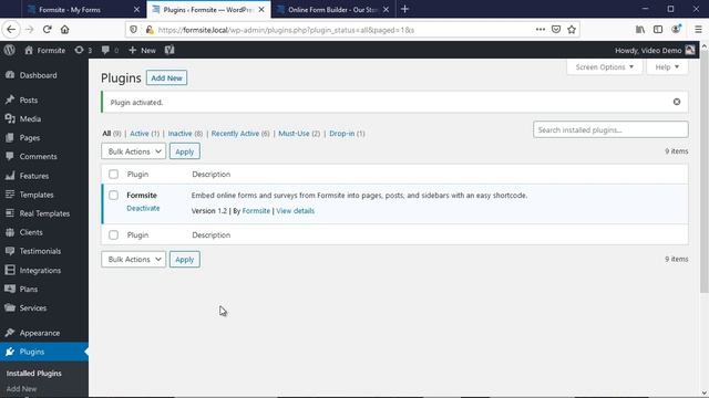 WordPress Plugin for embedding Formsite forms смотреть онлайн