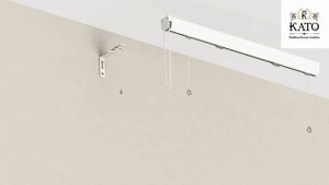 Монтаж карниза для штор с подъемным механизмом Антей 2