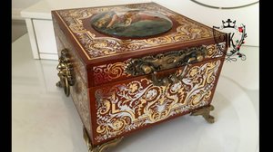 Пастораль шкатулка со стикерами 1 часть