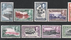 Обзор на распаковку почтовых марок Британской колонии - Цейлон 1935 года - 22.03.2025 г.