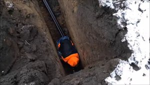 ГНБ прокол под кабель заземления линии 110 КВ