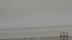 МОНТАЖ ПРОФИЛЬНОГО КАРНИЗА ДЛЯ ШТОР СТ 2005 "цвет белый", С КРЕПЛЕНИЕМ В ПОТОЛОК ОТ КОМПАНИИ КАТО