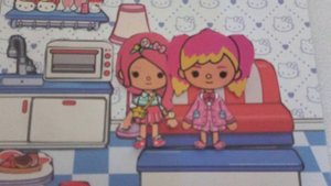 бумажный мультик Toca Boca.