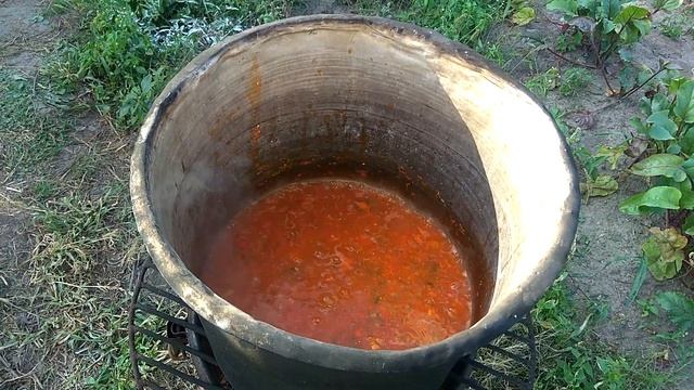 Аджика на костре. Нет без выходных ситуаций.. смотреть онлайн