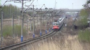 Электровоз ЧС2-259 с поездом Екатеринбург-Приобье