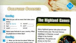 Spotlight 6, mod 5d, Culture Corner