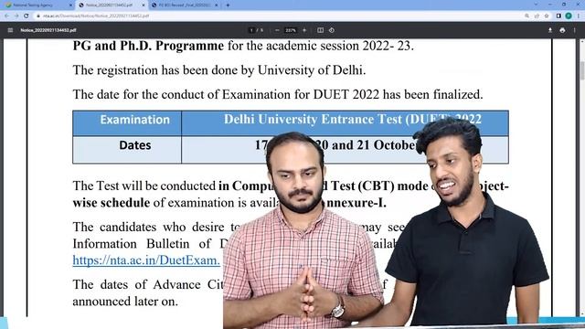 Delhi University Entrance Test (DUET) 2022 Exam Dates Announced | Kerala's No.1 PG Entrance Coachin