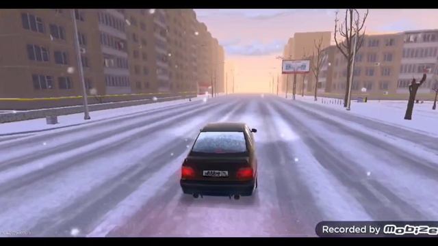 Последний зимний роликХасан на BMW M5 E39 по Лыткарино - Нижегородск в Black Russia