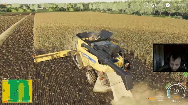 🚜FS19🚜 - Сбор еды , покупка 🐖поросят🐖 (☭Карта Рассвет☭) #37 смотреть онлайн