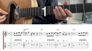 Jardin D'hiver EASY!!! Theme (Bossa) | Gypsy Jazz Guitar Tab