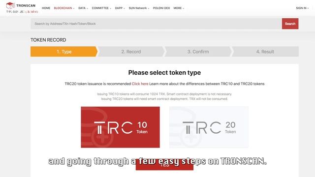 TRC10 & TRC20