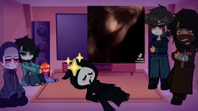 Slashers react to female and male y/n || pt 2 || NOT ORIGINAL || смотреть онлайн