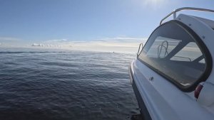 Лето 2024. Первая долгая поездка на катере.