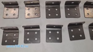 ВиброГалтовка уголков в лотковой галтовке вырезанных из нержавейки лазером и согнутых, удаление грат