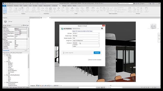 Autodesk Revit - Quick & Easy Rendering in the cloud смотреть онлайн
