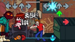 Friday Night Funkin'  - Нокаут,персонажи поют в FNF 🎶 (FNF Нокаут)