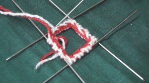 Вязание коми резинки прут