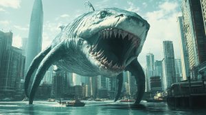 Мультфильмы | ГИГАНТСКАЯ АКУЛА НАПАЛА НА ГОРОД|Мультик про АКУЛА