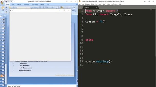 #PythonCrashCourse #Video_15 Control_Flow(Desktop Image Slider with if-Statement) |AI|ML|DL|