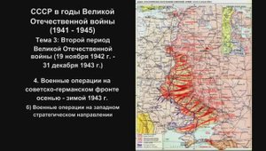 13-2 Военные операции осенью-зимой 1943 г._Часть 2_Западное стратегическое направление