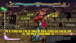Hol Horse Combos | Jojo's Bizarre Adventure All Star Battle R