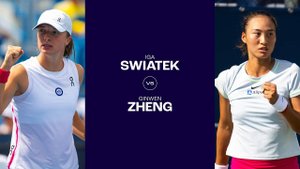 13.03.25. Чжэн Циньвэнь - Ига Швёнтек. WTA 1000 Indian Wells. Zheng Qinwen - Iga Świątek