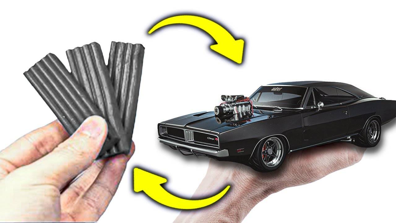 Лепим Dodge Charger из Пластилина! Тачка из ФОРСАЖА!