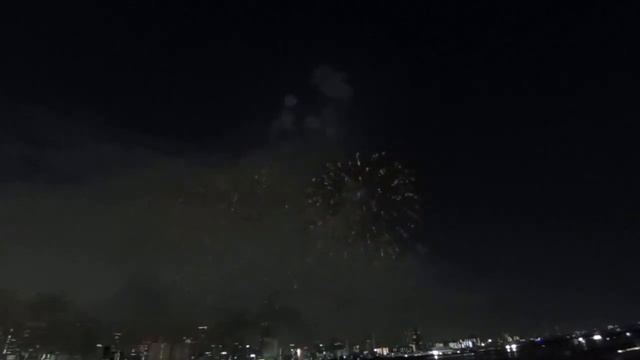 Япония. Осака. Очень красивый фейерверк!　2016年8月6日なにわ淀川花火大会