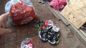 Собрал 15000 алюминиевых банок.Нашел латунь.Будни сборщика вторсырья.