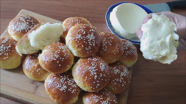 Плавленый сыр в домашних условиях и САМЫЕ ВКУСНЫЙ булочки на растительном масле