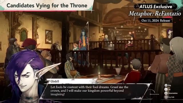 Metaphor: ReFantazio - Official Characters Showcase