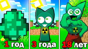 КАК МЕНЯЛСЯ СПРУНКИ В МАЙНКРАФТ