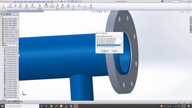 Solidworks Tutorial / Solidworks Centrifugal Pump / Solidworks Booster Pump Set / Complete Assembly