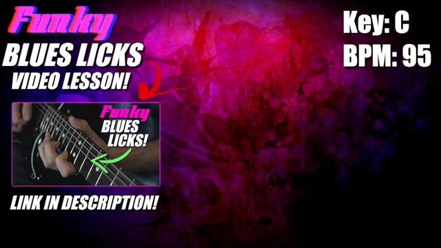 Funky Blues Backing Track _ Key of C _ 95 BPM