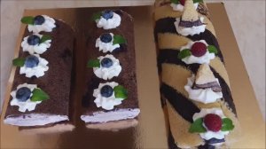 Шедевр кулинарии !! Бисквитные рулеты ПОКОРЯТ ВСЕХ !! недостаток НА ВСЕХ НЕ ХВАТИТ