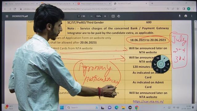 ICAR-PG (JRF) Exam 2023 Application form released / Exam date / How to prepare for ICAR JRF Exam