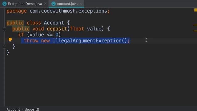 9- Throwing Exceptions