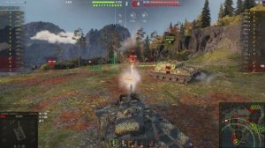 Мир Танков огнемёт в деле