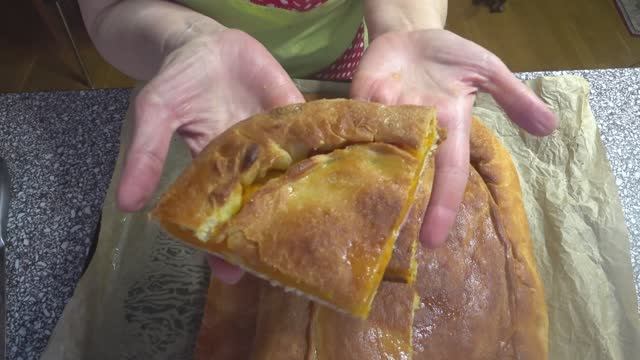 Сладкий пирог с тыквой смотреть онлайн