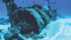 На юге острова Оаху, Гавайи аквалангисты нашли затонувший F4U Corsair времен ВОВ, в хорошем состояни