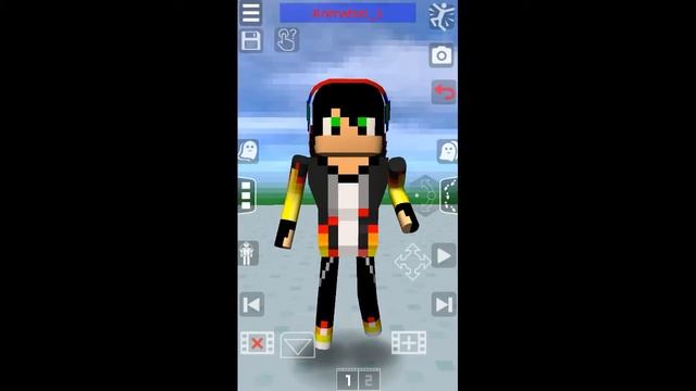 How to make| animated minecraft skin On ANDROID смотреть онлайн